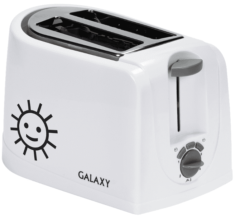 Тостер GALAXY GL2900 850 Вт белый, Россия